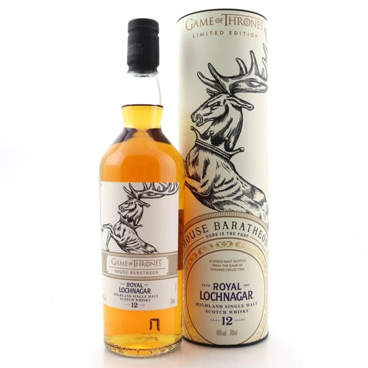 GAME OF THRONES HOUSE BARATHEON ROYAL LOCHNAGAR 12YRS 750ML