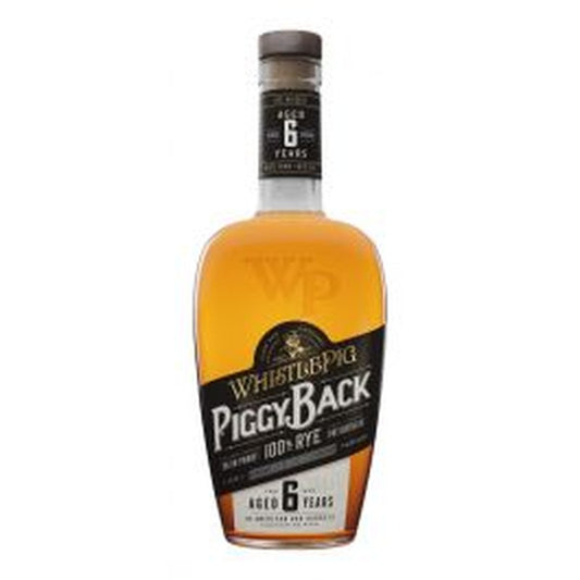 WHISTLEPIG 6 YRS PIGGY BACK 100 RYE BOURBON 750ML